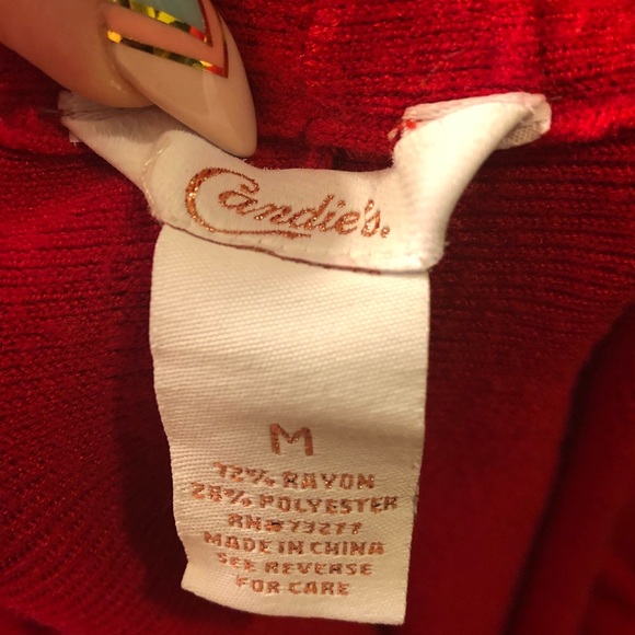 ♦️SALE♦️WOOL Blend cardigan Red Skirt MED BUNDLE - Picture 5 of 8